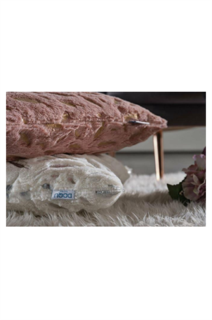 Doqu Home Viola Kırlent Kılıfı Pudra