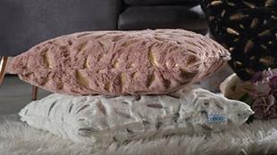 Doqu Home Viola Kırlent Kılıfı Pudra