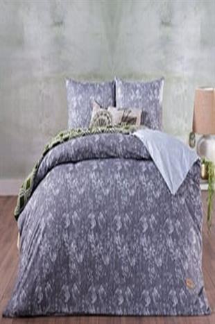 Doqu Home Perla Setra Nevresim Takımı Çift Kişilk Gri