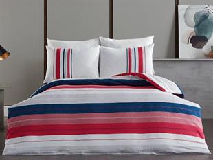 Doqu Home Salvo Nevresim Takımı Çift Kişilik Kırmızı