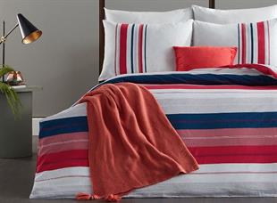 Doqu Home Salvo Nevresim Takımı Çift Kişilik Kırmızı