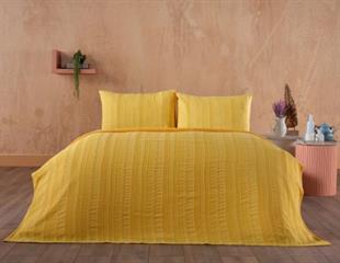 Doqu Home Calista Pike Sarı Çift Kişilik
