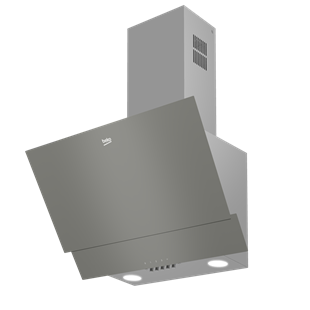 Beko BDE 6050 G 60 CM Eğilimli Gri Davlumbaz