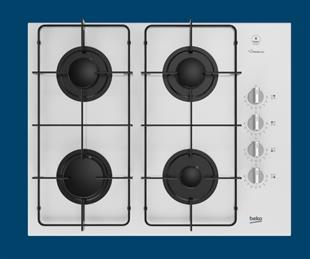 Beko BOCD D 6512 EKB Gazlı Cam Tablalı Ocak