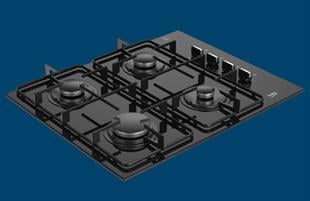 Beko BOCD D 6512 EKS Gazlı Cam Tablalı Ocak