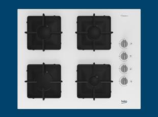 Beko BOCD K 6510 EB Gazlı Cam Tablalı Ocak