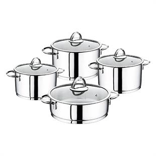 Oms 1097 8 Parça Si̇li̇ndi̇r Seti̇ Ezme Çeli̇k Kulp