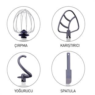 Korkmaz A470-01 Pro Mix Stand Mi̇kser Si̇yah/Sati̇n