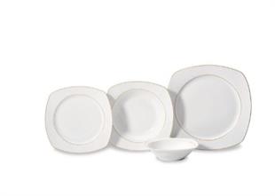 Korkmaz A8131 Mona Collection 60 Parça Kare Yemek Takımı
