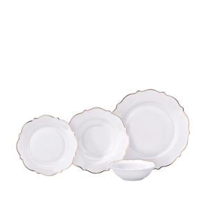 Korkmaz A8249 Eli̇za Collection 60 Parça Yemek Takımı Gold