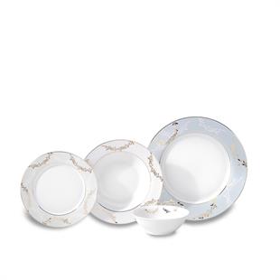 Korkmaz A8358 Perla Collection 60 Parça Yuvarlak Yemek Takımı