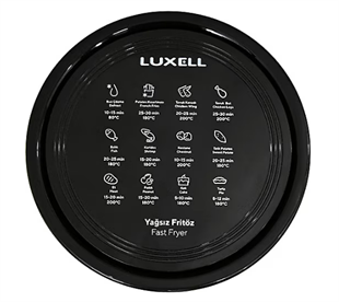 Luxell LXFC-5130 Fastfryer Dijital Hava Fri̇tözü
