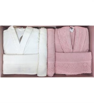 Özdilek Orkide  Aile Seti Krem Pudra