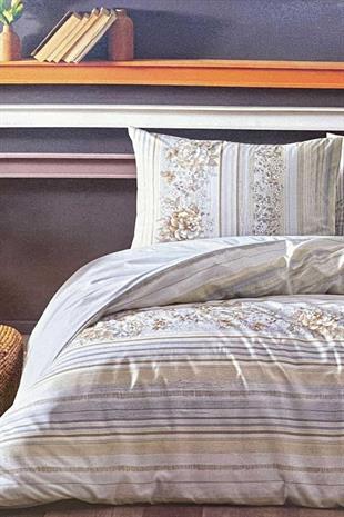 Özdilek Narciso Nevresim Takımı Çift Kişilik Bej