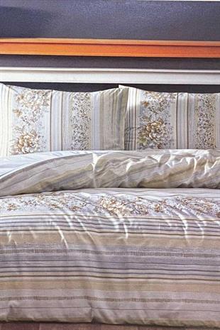 Özdilek Narciso Nevresim Takımı Çift Kişilik Bej