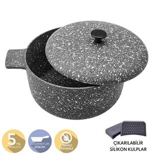 Emsan Perge Döküm Derin Tencere 24 cm