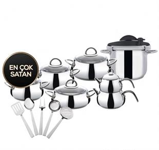 Emsan Everest Forever İndüksiyon Tabanlı 18 Parça Çeyiz Seti