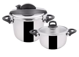 Emsan Presso-S Siyah Düdüklü Tencere Seti