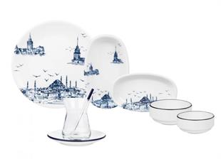 Emsan Nostalji İstanbul 1453 32 Prç Kahvaltı Takımı