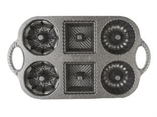 Emsan Griss One Six 6lı Döküm Kek Kalıbı Gri̇