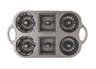 Emsan Griss One Six 6lı Döküm Kek Kalıbı Pink