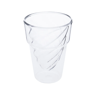 Emsan Globe Çift Cidarlı Külah Form Cam Bardak