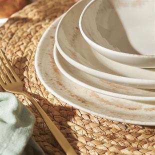 Emsan Creamy 24 Parça Yemek Takımı