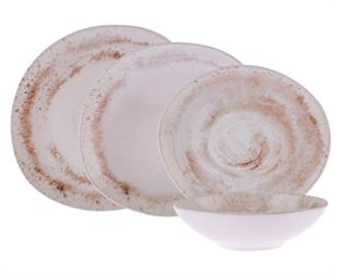 Emsan Creamy 24 Parça Yemek Takımı