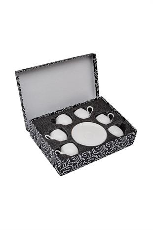 Emsan Freya 6 Kişilik Porselen Kahve Fincan Takımı