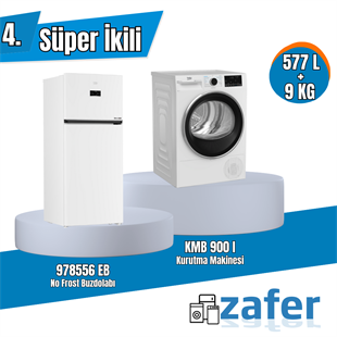 Beko 9 Kg Beyaz Çamaşır Makinesi ve 577 Litre No Frost Buzdolabı İkili Kampanya – Şimdi Kaçırmayın