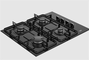 Beko BOCD D 6512 EKS Gazlı Cam Tablalı Ocak