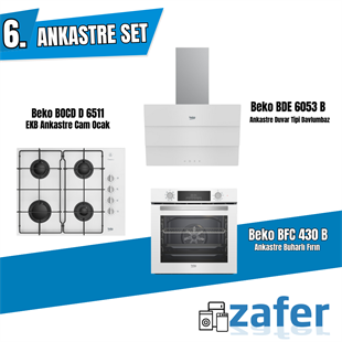 Beko Beyaz Ankastre Set – Şıklık, Yüksek Performans ve Enerji Tasarrufu Bir Arada
