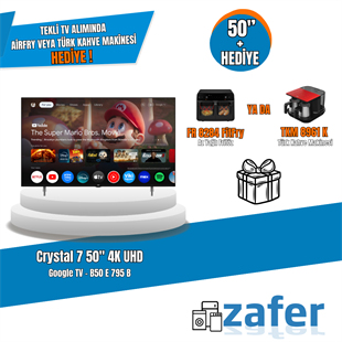 Beko Google TV 50 NC 4K – Türk Kahvesi Makinesi veya Fritöz Hediyeli İndirimli Fırsat