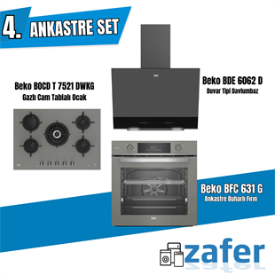 Beko Gri Ankastre Set – Şıklık, Dayanıklılık ve Yüksek Performans Bir Arada