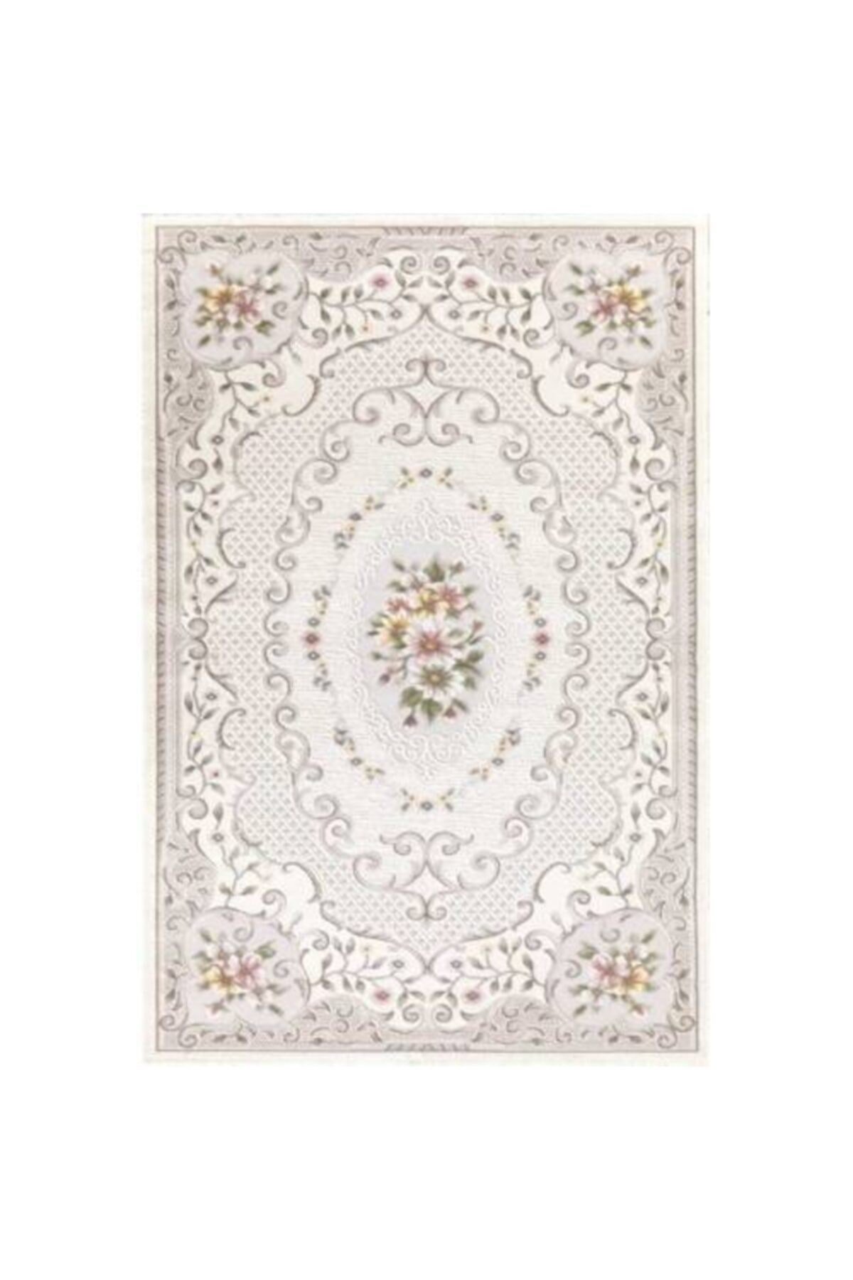  Merinos Oda halı 150x233 Resital RS009060 Krem VizonHALI