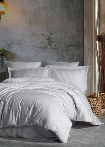 Elart Elegant Nevresi̇m Takımı Çi̇ft Kişilik GümüşÇift Kişilik Nevresim Takımları