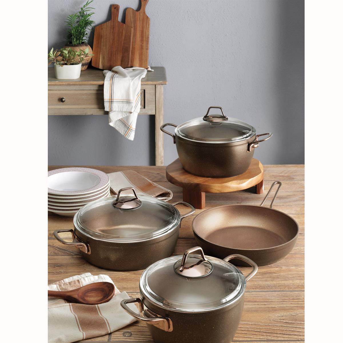 Pierre Cardin 7 Prç Graniks Tabak Seti ErguvTencere Setleri