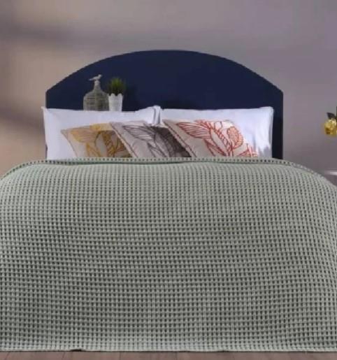 Doqu Home Clara Waffle Pike Yeşil Çift KişilikÇift Kişilik Pike