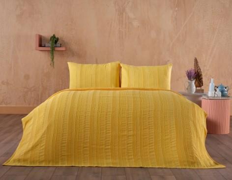 Doqu Home Calista Pike Sarı Çift KişilikÇift Kişilik Pike