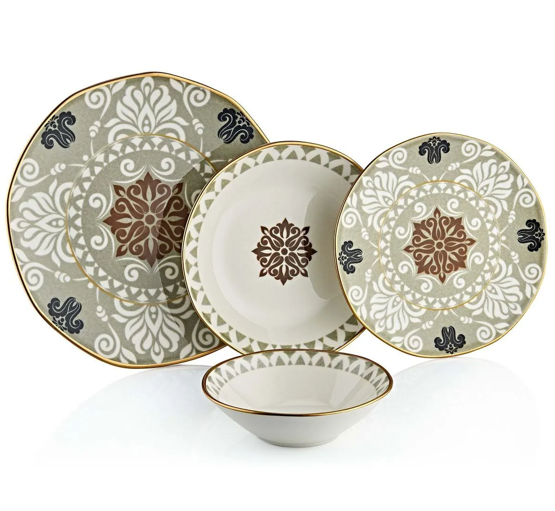 O M S Collection 11106 Cinza Yemek TakımıYemek Takımları
