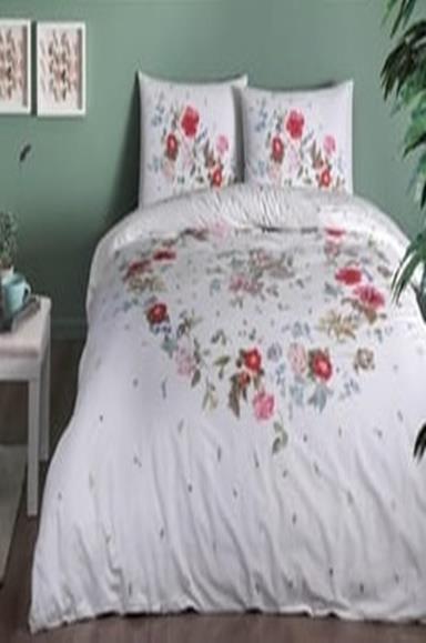 Taç Sander Çi̇ft Ki̇şi̇li̇k Nevresi̇m Takımı KırmızıÇift Kişilik Nevresim Takımları