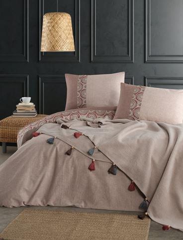 Elart Nevresi̇mli̇ Battani̇ye Seti̇ Charm EkruBattaniye