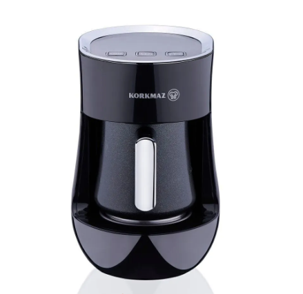 KORKMAZ Otantik Kahve Makinesi SiyahKahve Makinesi