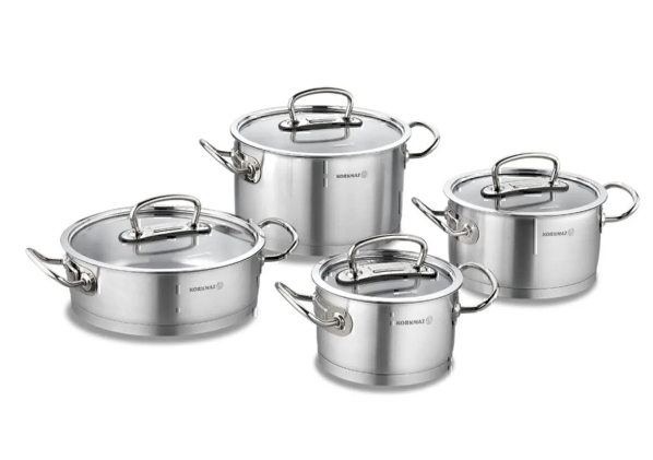 KORKMAZ Proline 8 Parça Inox Tencere Seti A1147Tencereler