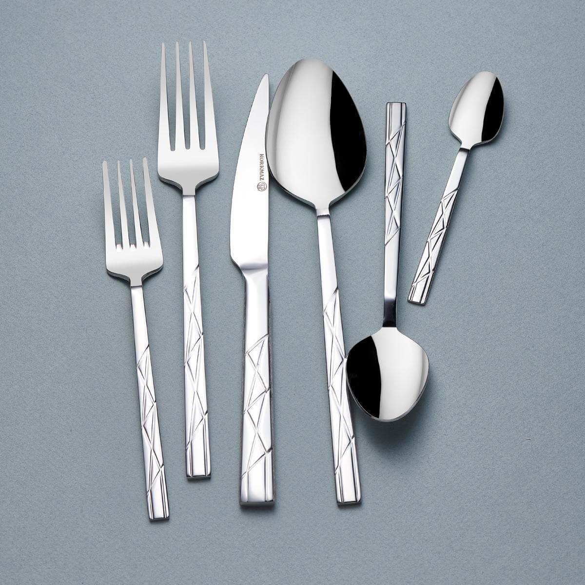 Korkmaz A2481 Stona Çatal Kaşık Bıçak Seti 72 ParçaÇatal Kaşık Bıçak Takımları