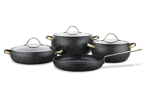 KORKMAZ Berilla 7 Parça Tencere SetiTencere Setleri