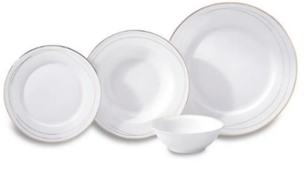 KORKMAZ Perla Coll 60 Parça Yemek Takımı A8379Yemek Takımları