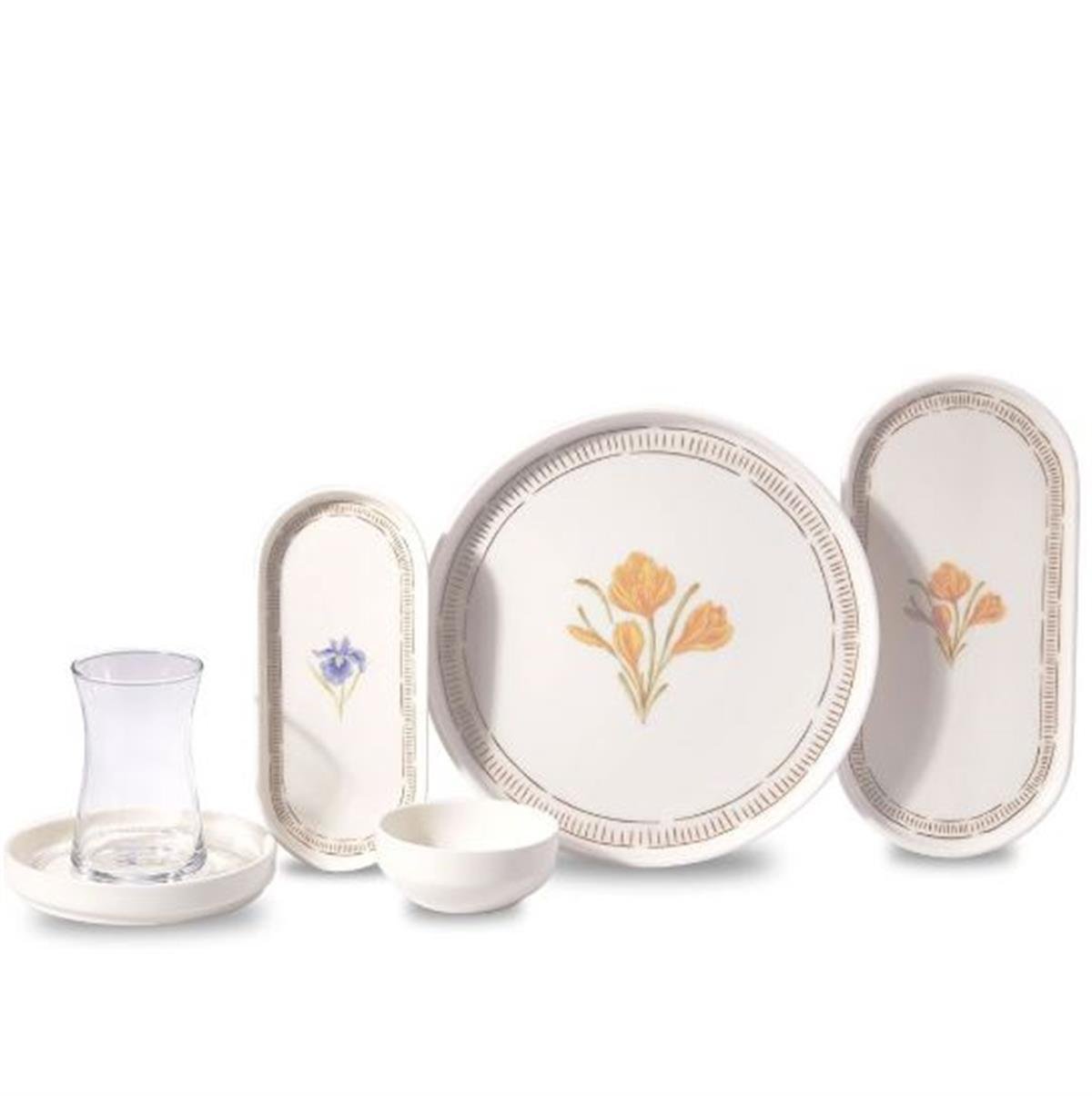 Korkmaz A8686 Luna Collection 26 Parça Kahvaltı Takımı Kahvaltı Takımları