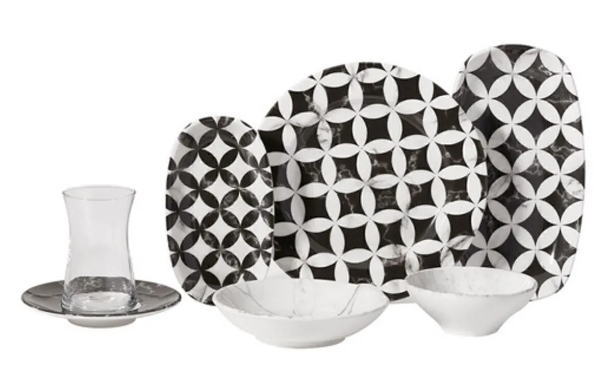 KORKMAZ Doğa Collection 26 Parça Kahvaltı TakımıKahvaltı Takımları