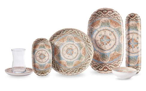 KORKMAZ Flata Collection 25 Parça Kahvaltı Takımı A8792Kahvaltı Takımları